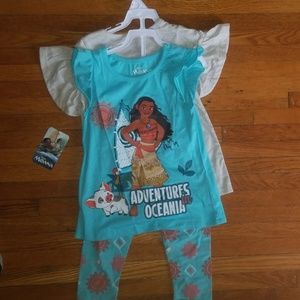 Moana 3 piece pajama set